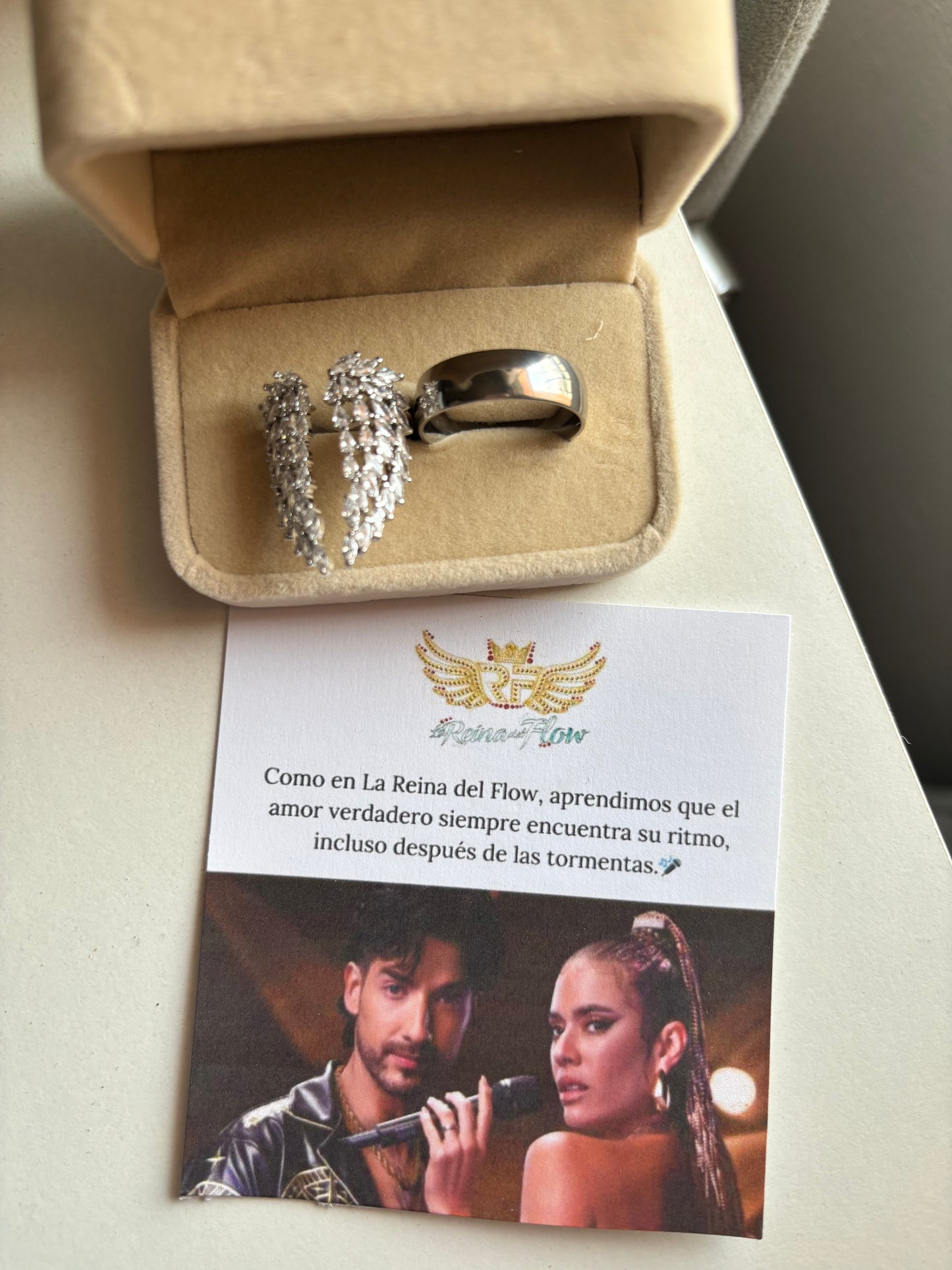 Anillos de pareja Reina del Flow