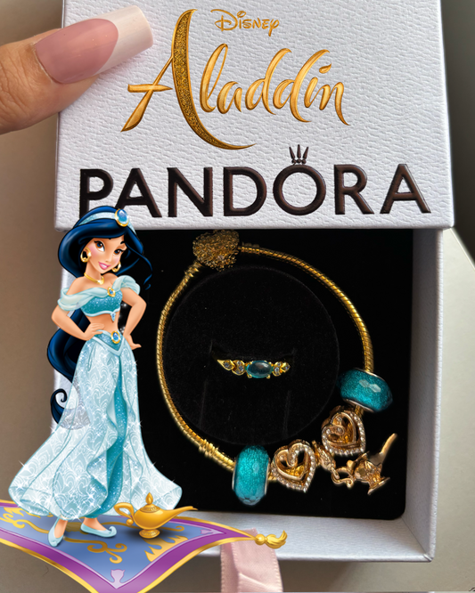 Set Jasmin pulsera y anillo 🧞‍♂️